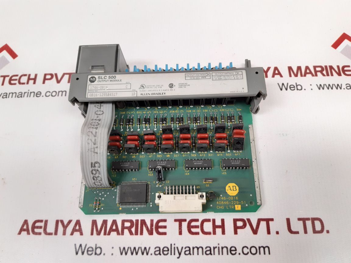 Allen-bradley 1746-0B16 Ser.C Slc500 Output Module