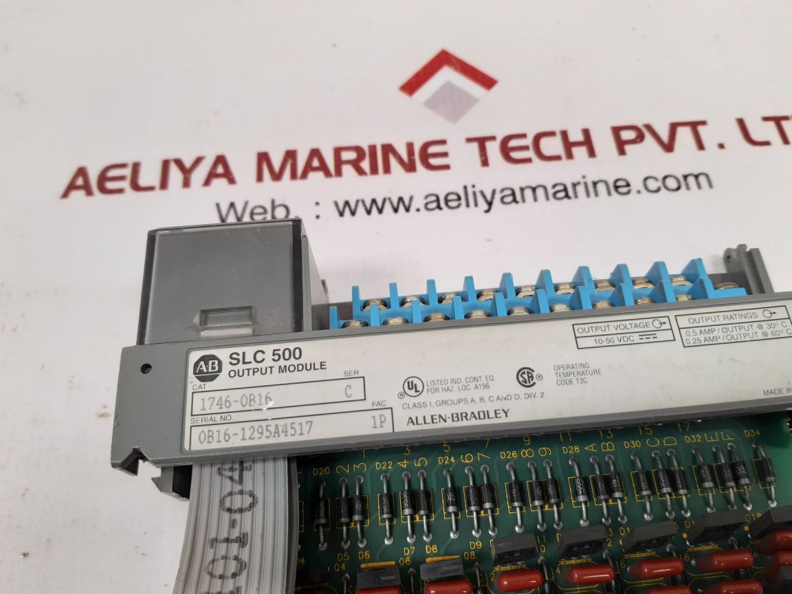 Allen-bradley 1746-0B16 Ser.C Slc500 Output Module