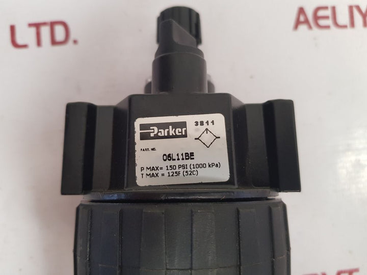 Parker 06l11be pneumatic lubricator
