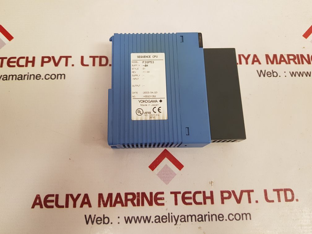 Yokogawa f3sp53 sequence cpu sequence cpu
