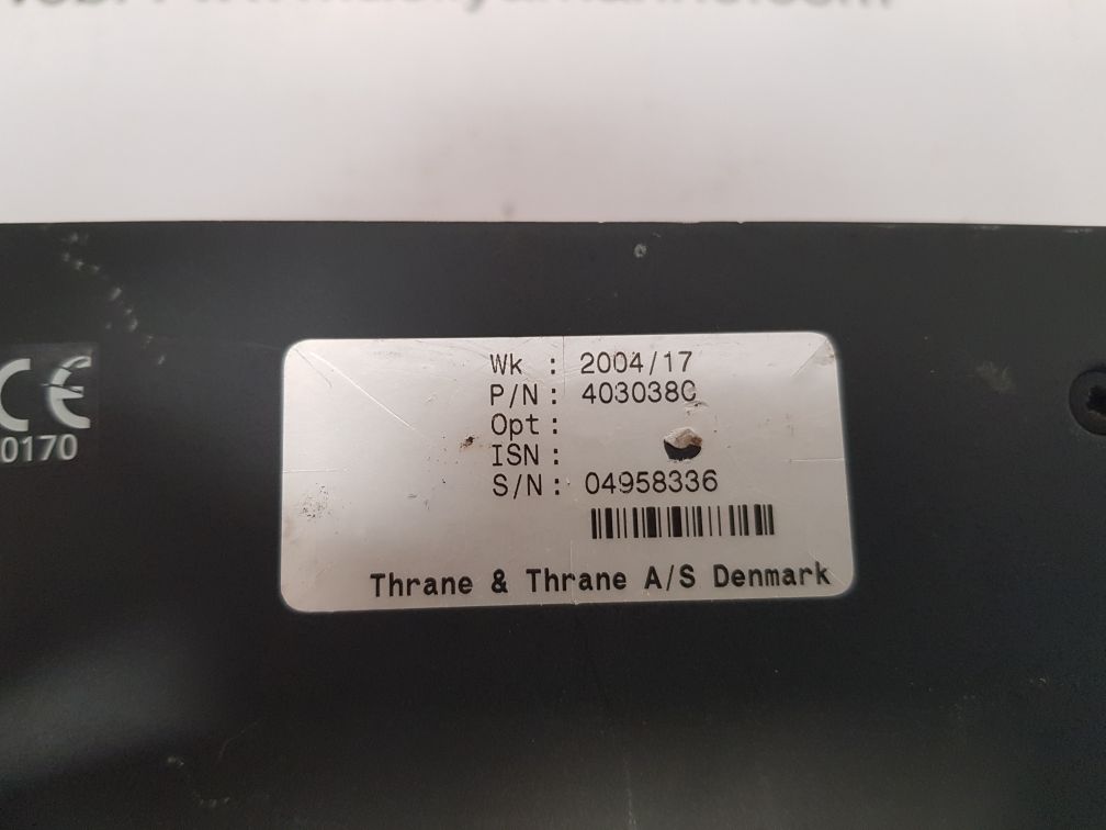 Thrane & thrane capsat fleet77 satellite communication 403038c
