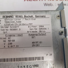 Tebechop 1300 rectifier
