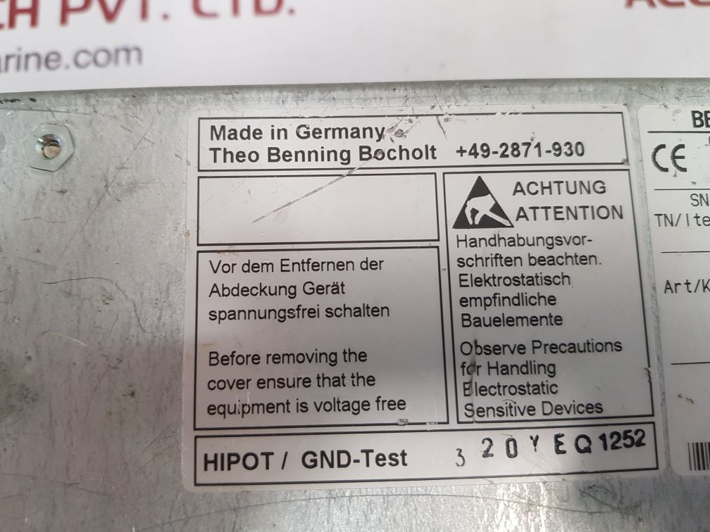 Tebechop 1300 rectifier
