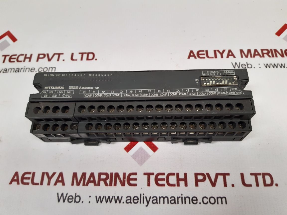 Mitsubishi Aj65Sbtb3-16D Cc-link Compact Type Remote I/O Module