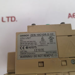 Omron Zen-10C1Dr-d-v2 Cpu Unit Used