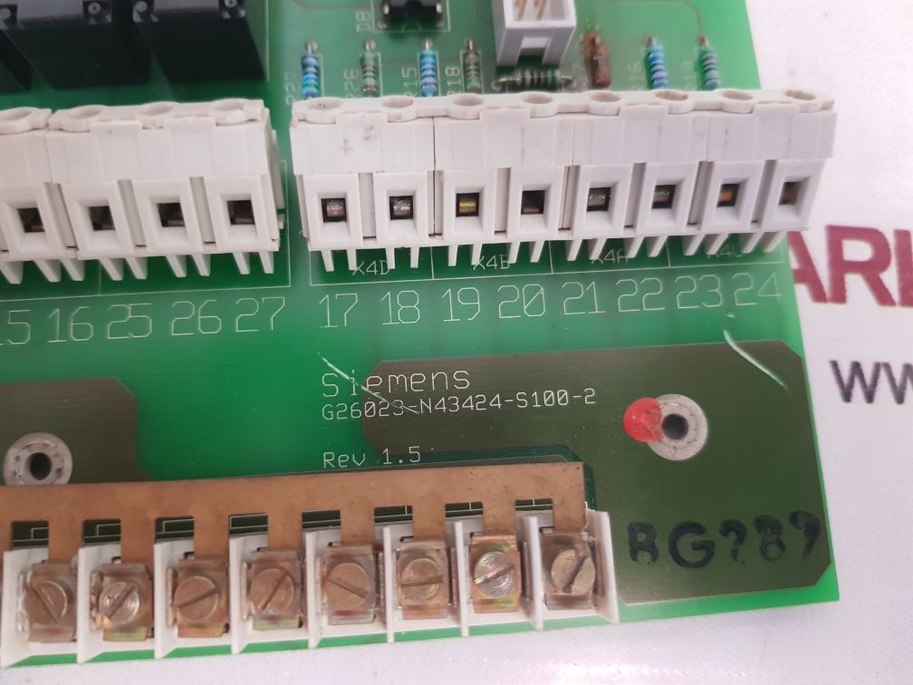 Siemens G26023-n43424-s100-2 Pcb Card Rev 1.5
