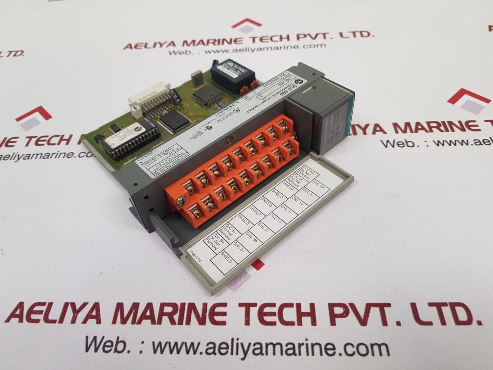 Allen-bradley 1746-nt4 thermocouple/ mv input module ser.a
