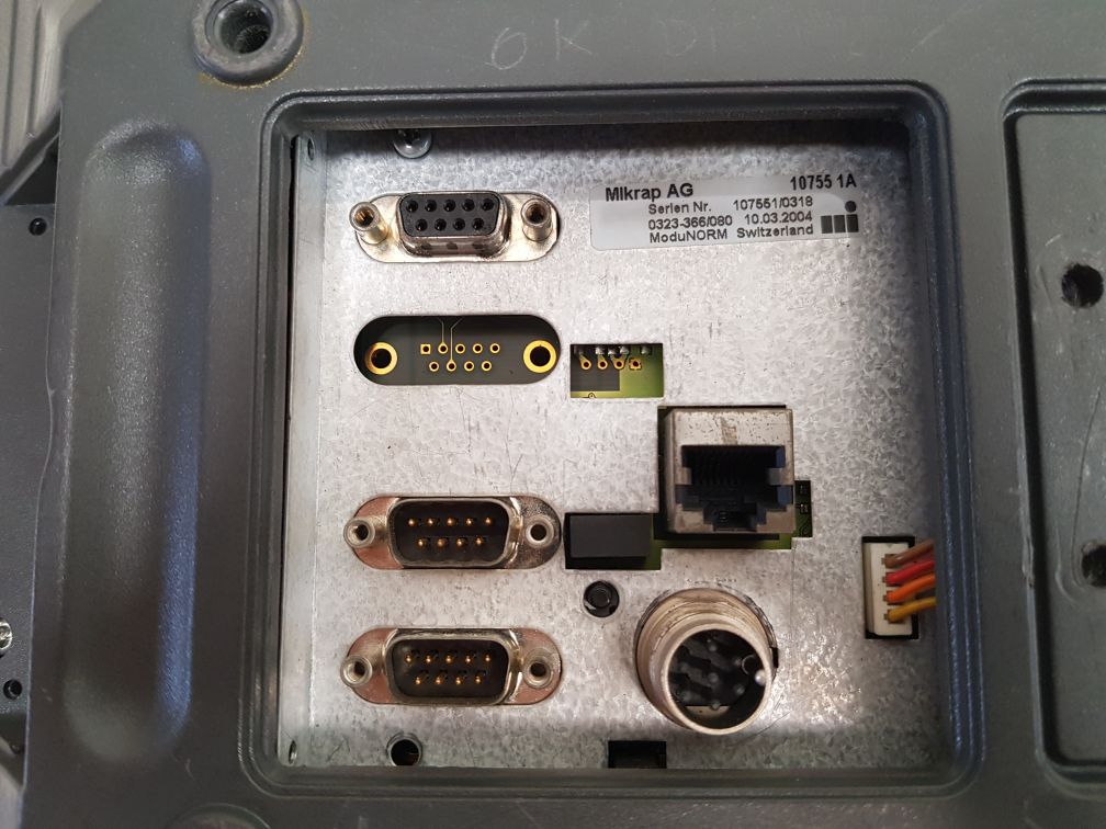 Mikrap lcp-104 modunorm pc control touch screen panel 24vdc/800ma/20va
