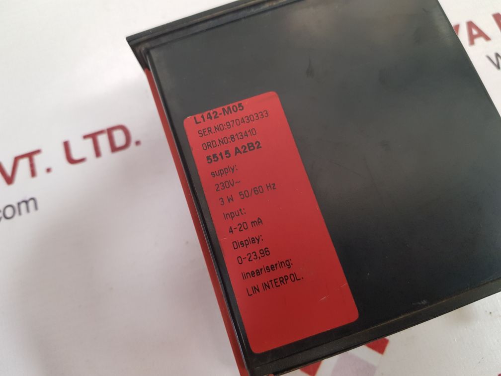 Pr electronics 5515 a2b2 lcd/led programmable indicator 
