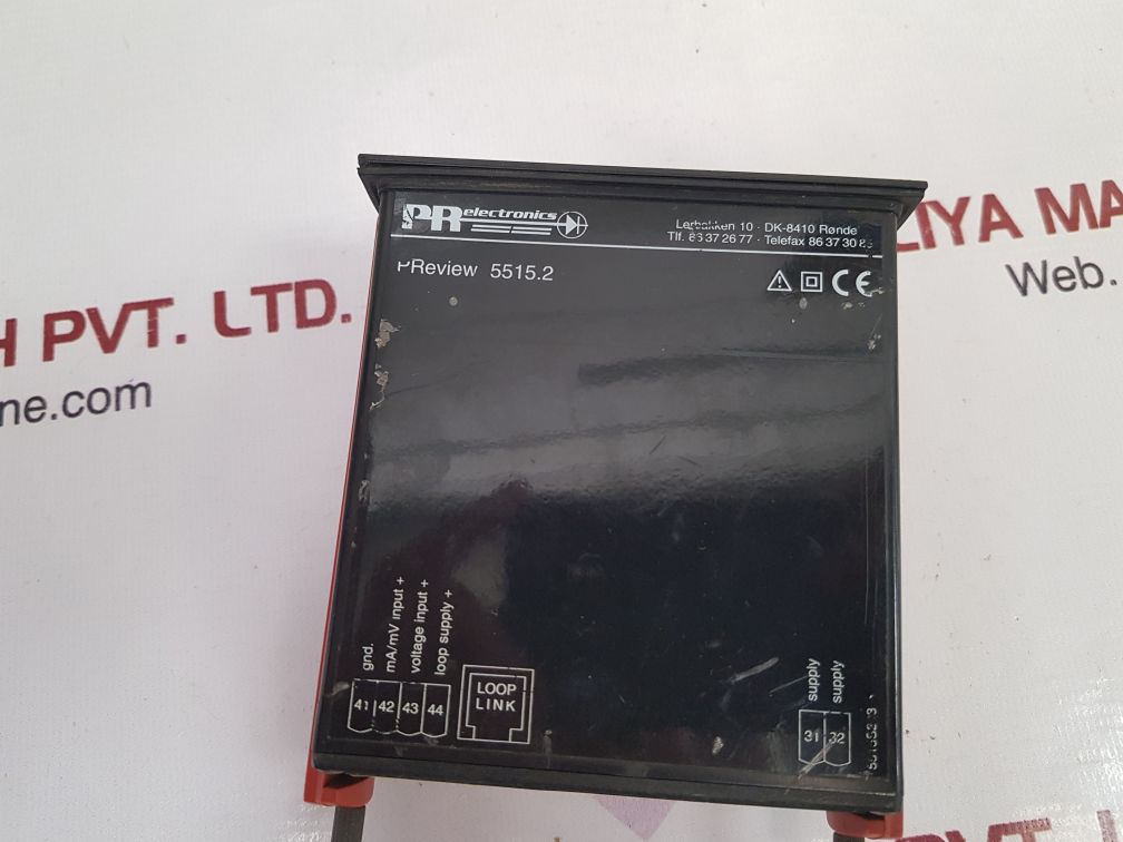 Pr electronics 5515 a2b2 lcd/led programmable indicator 

