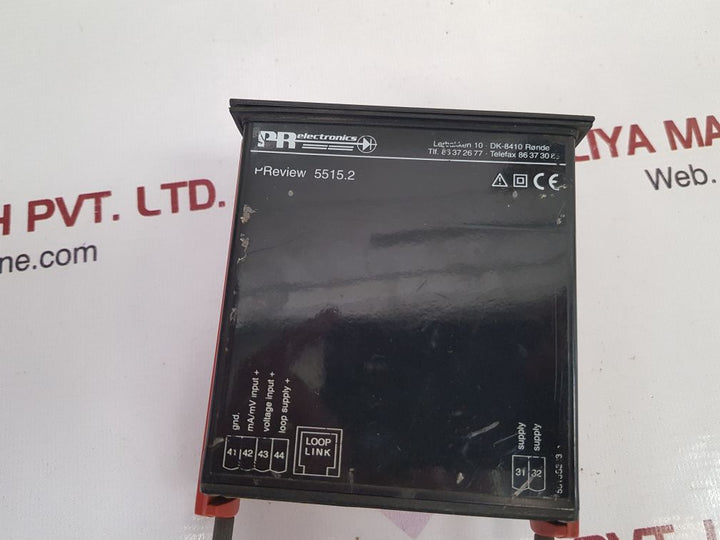 Pr electronics 5515 a2b2 lcd/led programmable indicator 
