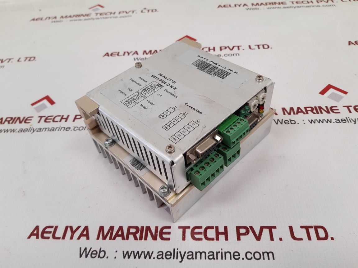Bautz 6411-pb4-c-n-k servodrive profibus stepper motor controller Used