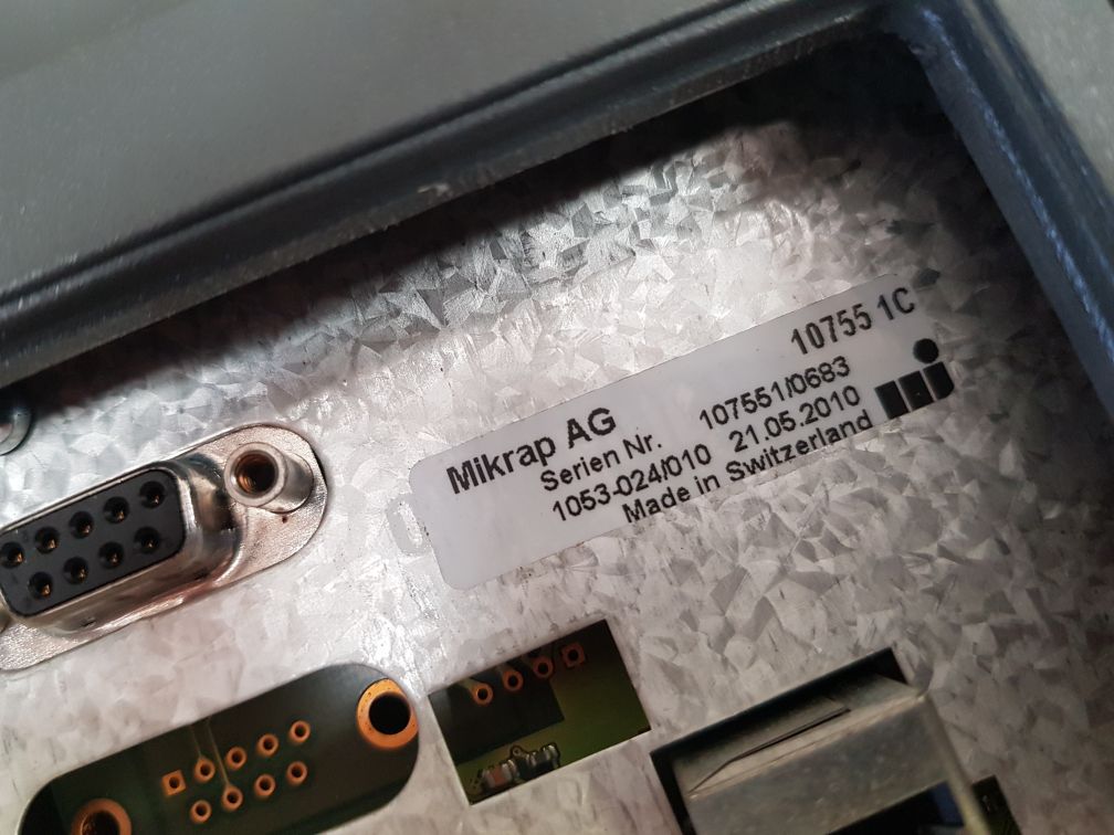 Mikrap lcp-104 pc control touch screen panel 10755 1c
