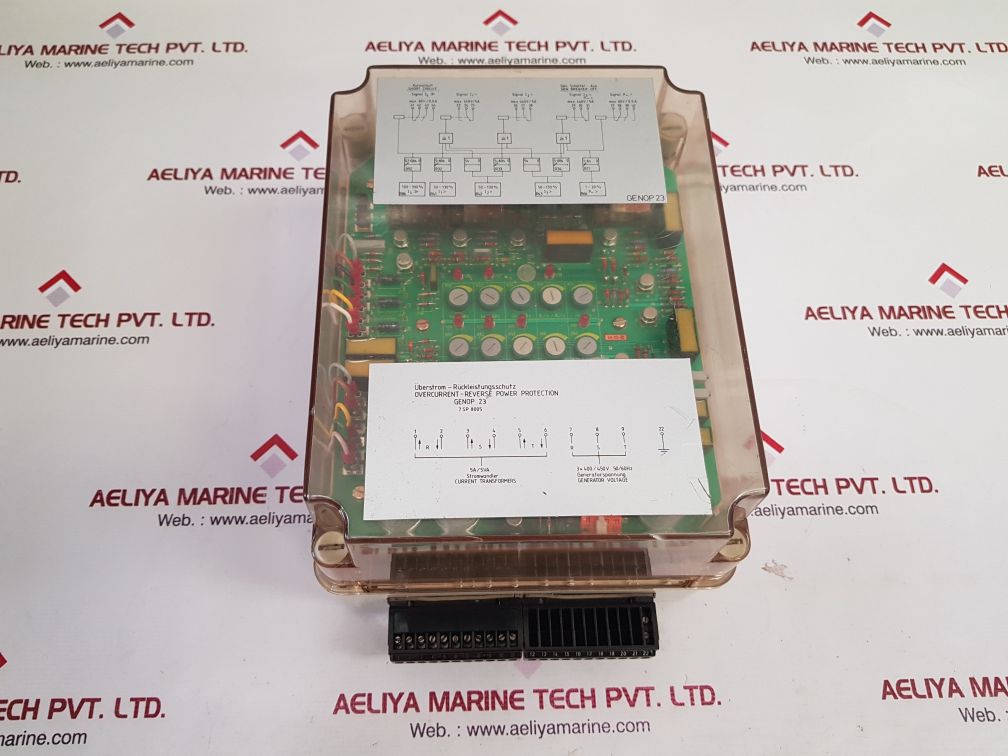 Siemens 7sp 8005 overcurrent-reverse power protection genop 23
