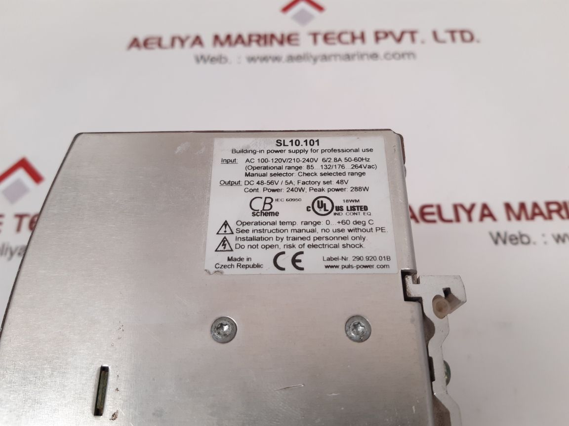 Puls Sl10.101 Power Supply Used