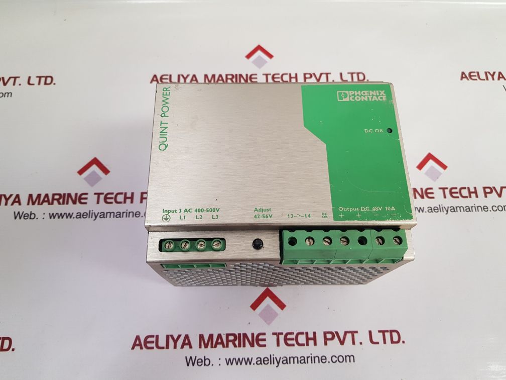 Phoenix contact quint-ps-3x400-500ac/48dc/10 quint power supply 2938219
