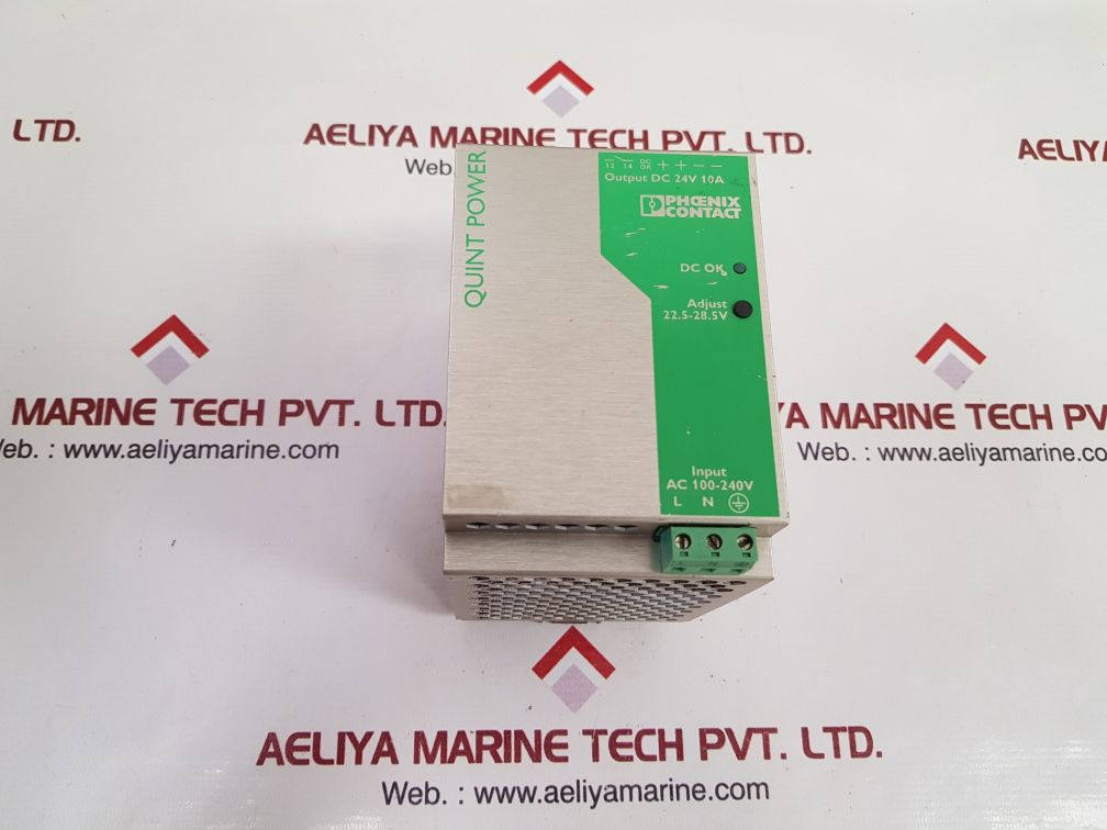 Phoenix contact quint-ps-100-240ac/24dc/10 power supply 2938604
