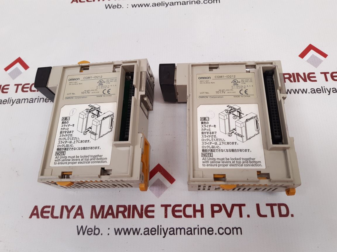 Omron Cqm1-id212 Input Unit Used