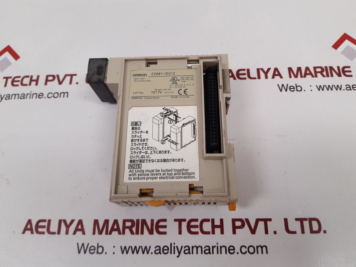 Omron Cqm1-id212 Input Unit Used