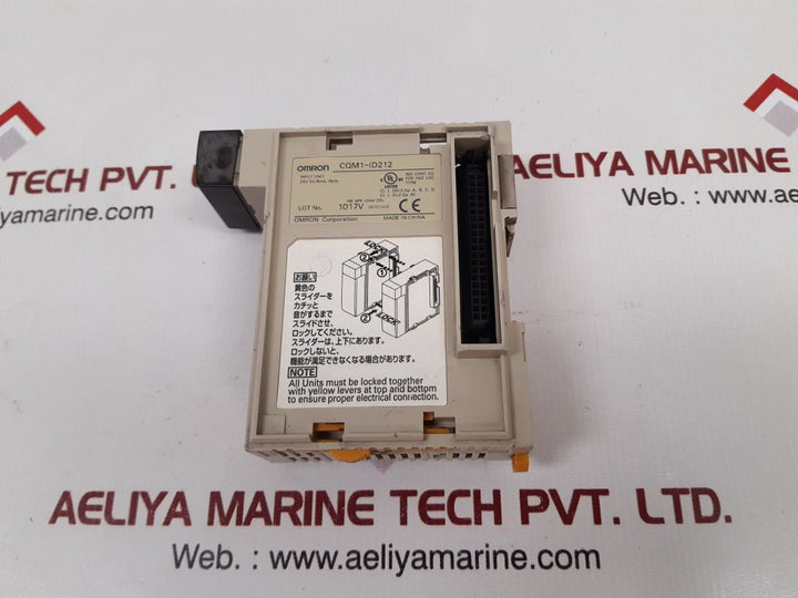 Omron Cqm1-id212 Input Unit Used