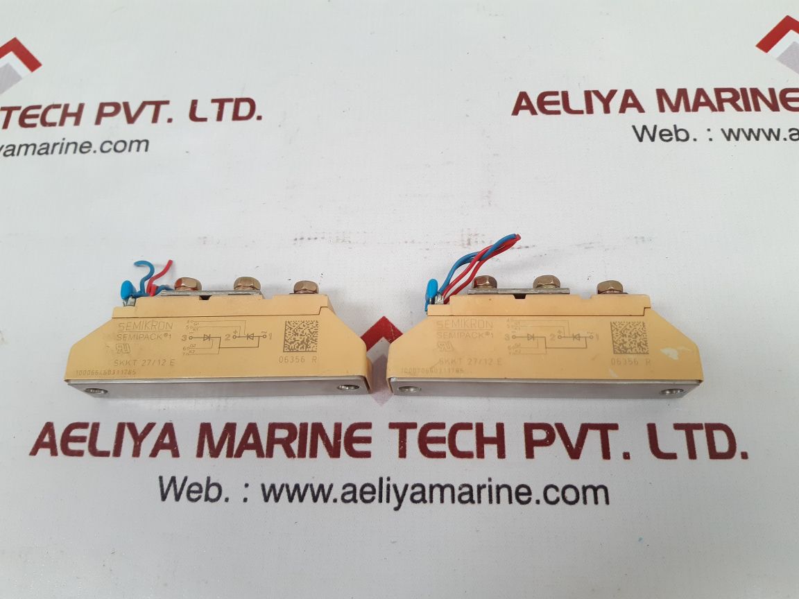 Semikron Skkt 27/12 E Thyristor Module