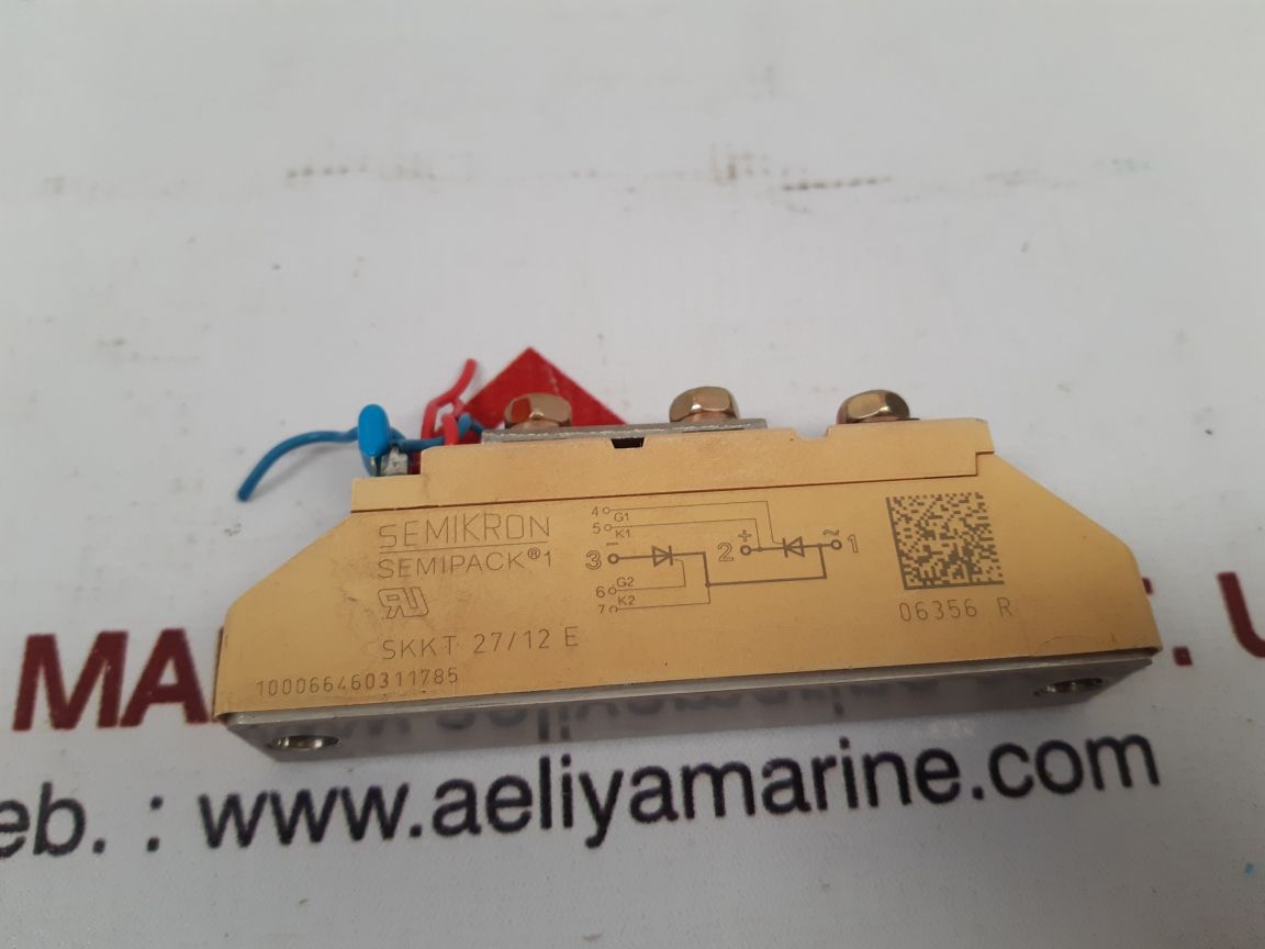 Semikron Skkt 27/12 E Thyristor Module