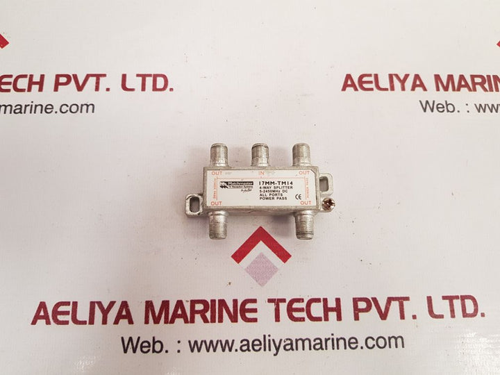 Matchmaster 17Mm-tm14 4-way Splitter
