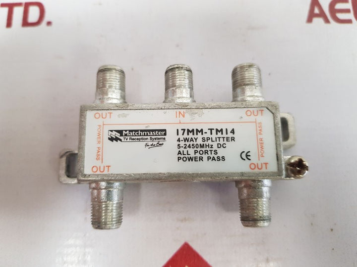 Matchmaster 17Mm-tm14 4-way Splitter
