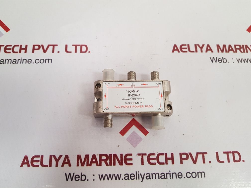 Mcr Hp-204D 4-way Splitter