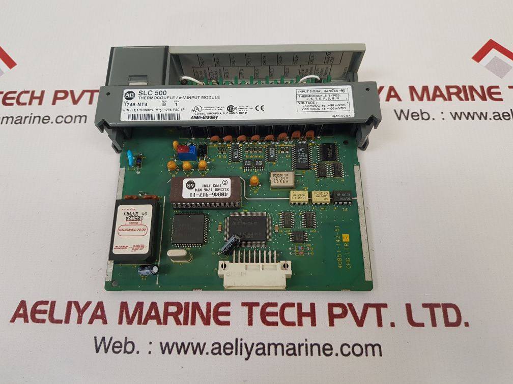 Allen-bradley 1746-nt4 Thermocouple/Mv Input Module Ser: B Frn: 1