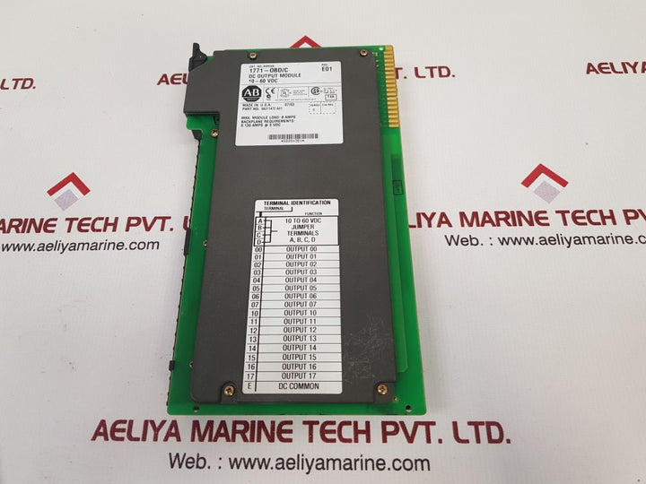 Allen Bradley 1771-obd Output Module 96211472 A01