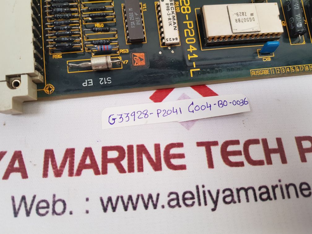 Siemens G33928-p2041-l Pcb Card
