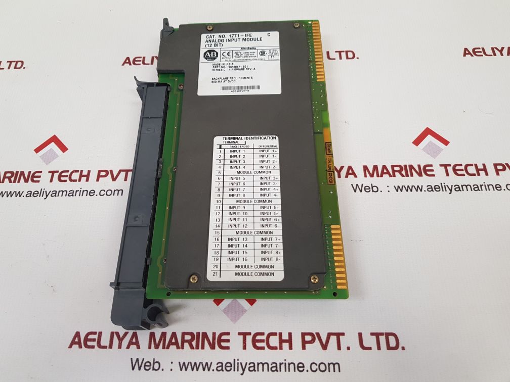 Allen-bradley 1771-ife analog input module (12 bit)