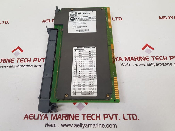 Allen-bradley 1771-ife analog input module (12 bit)