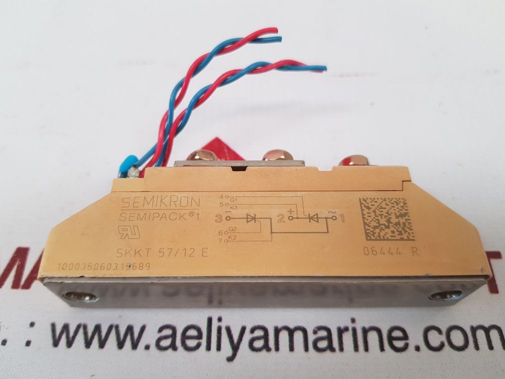 Semikron Skkt 57/12 E Semipack Thyristor Module