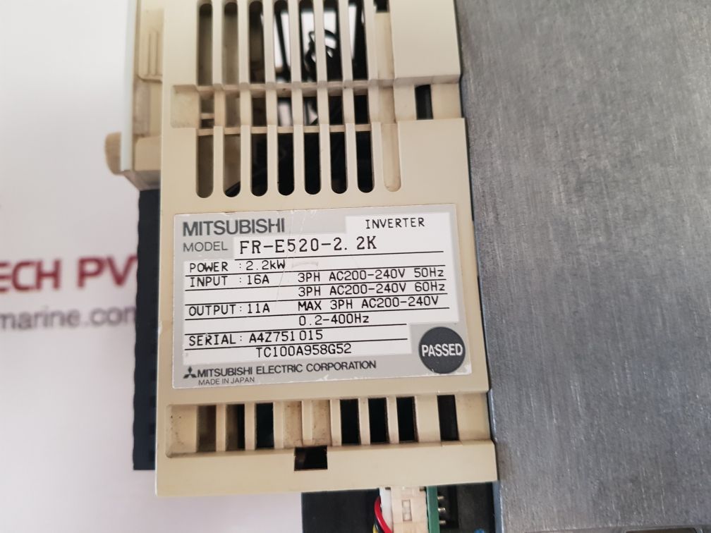Mitsubishi Fr-e520-2.2K Inverter Drive