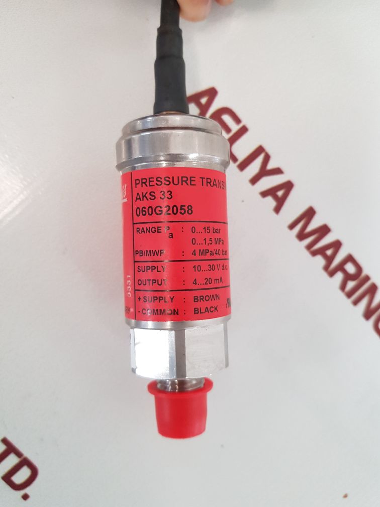 Danfoss aks 33 060g2058 pressure transmitter