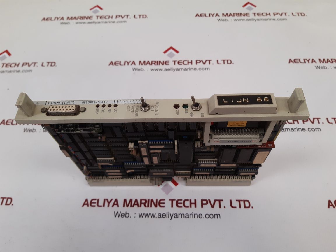 Siemens Simatic 6Es5921-3Ua12 Cpu Module 6Es5377-0Aa11

