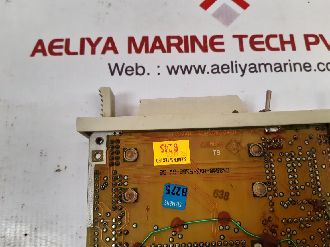Siemens Simatic 6Es5921-3Ua12 Cpu Module 6Es5377-0Aa11
