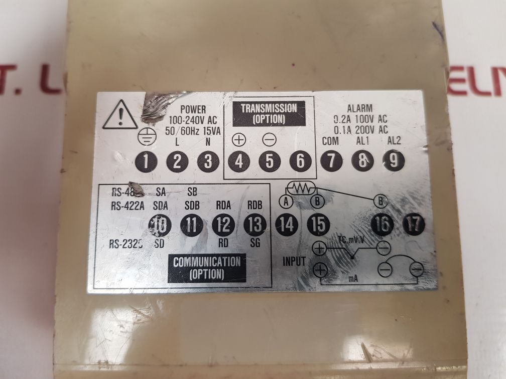 Chino Digital Indicator With Alarm 100-240V Ac 50/60Hz 15Va