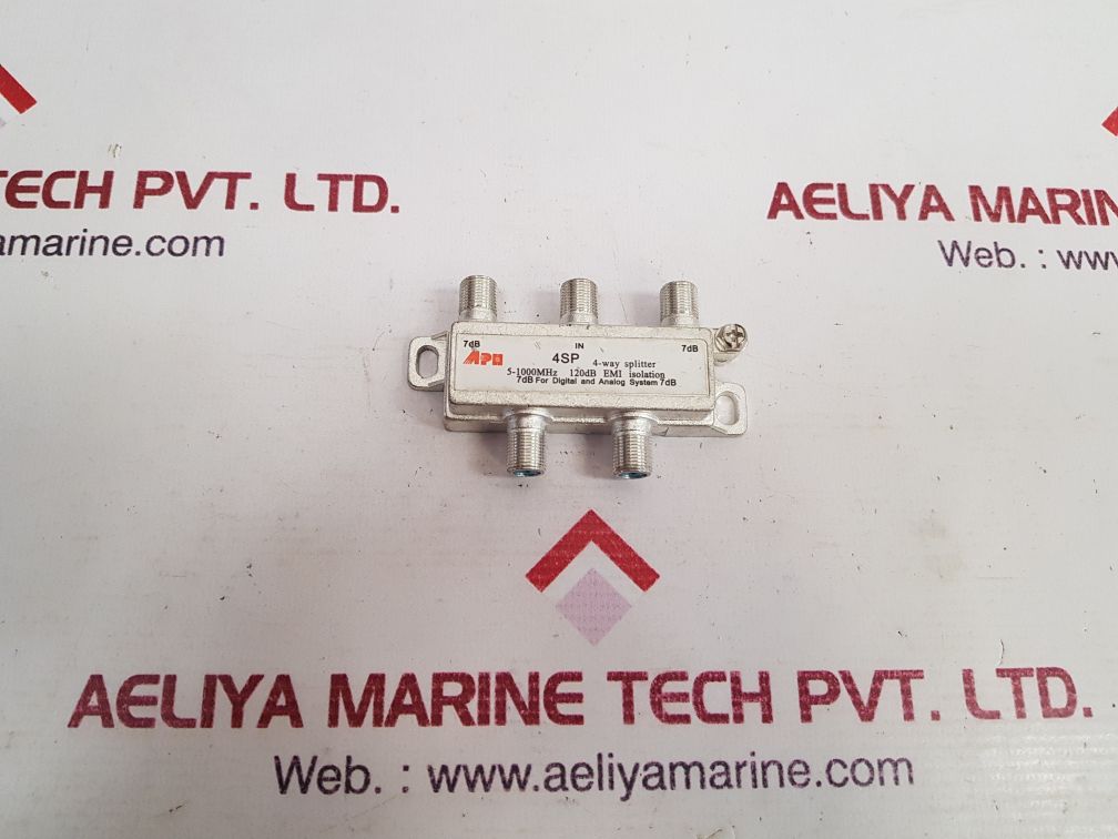 Set Of 5X Aph 4Sp 4-way Splitter 5-1000Mhz