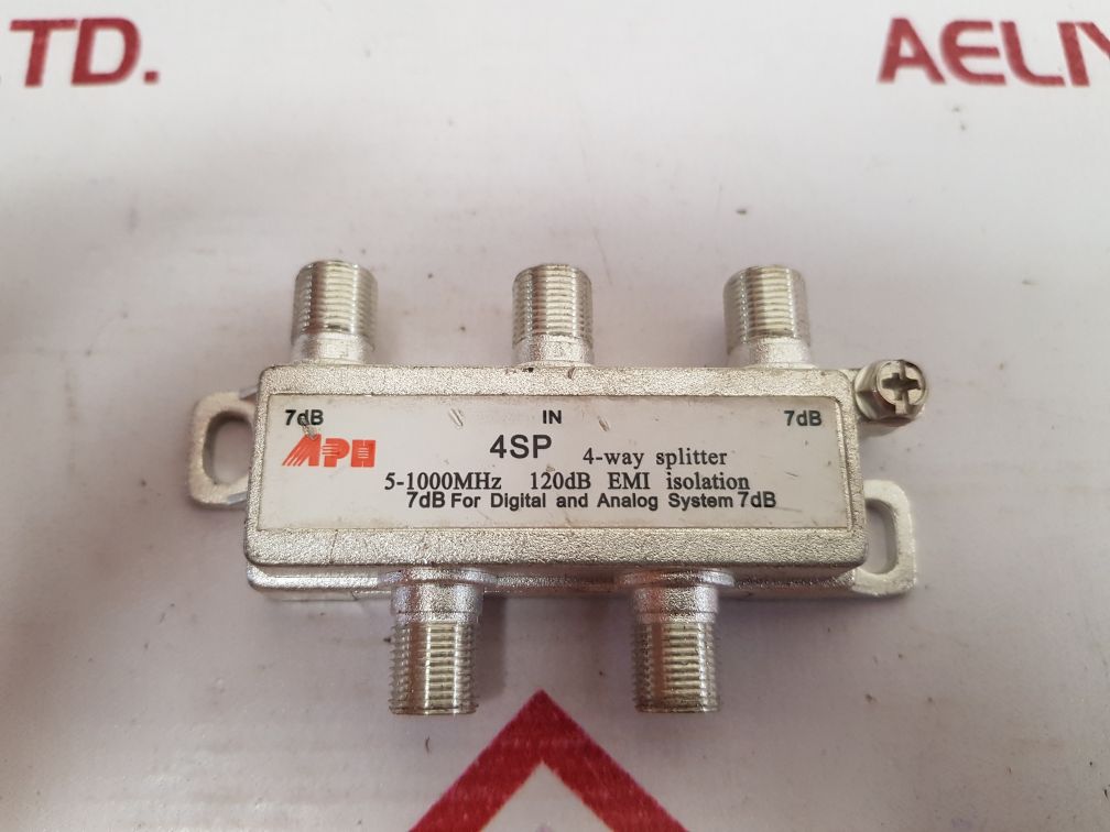 Set Of 5X Aph 4Sp 4-way Splitter 5-1000Mhz