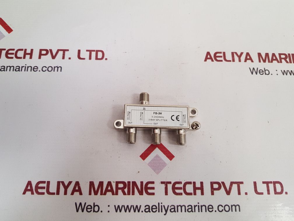 Set Of 3X Comon Fb-3V 3 Way Splitter 5-2400Mhz