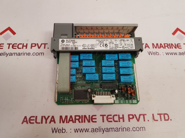 Allen-bradley 1746-ow16 Ser.C Slc500 Output Module Used