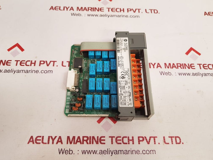 Allen-bradley 1746-ow16 Ser.C Slc500 Output Module Used