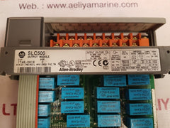 Allen-bradley 1746-ow16 Ser.C Slc500 Output Module Used