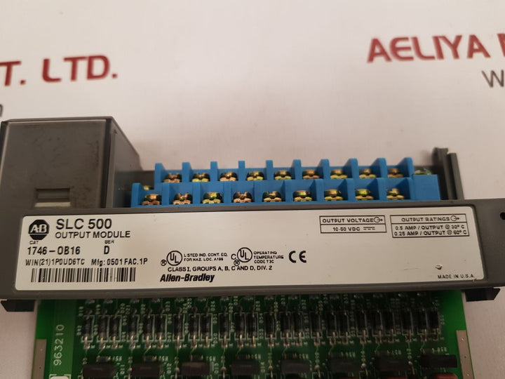 Allen-bradley 1746-ob16 ser.d output module Used 