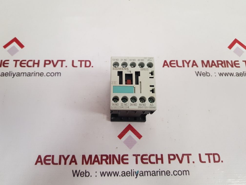 Siemens Sirius 3Rh1131-1Bb40 Auxiliary Contactor New