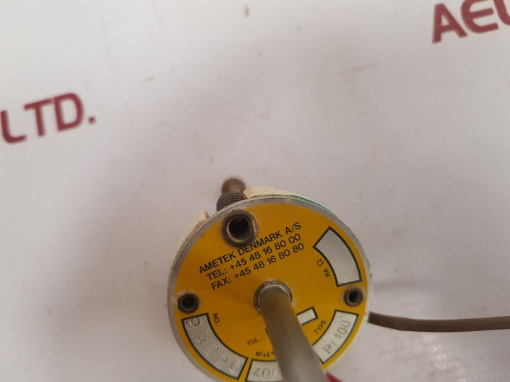 Ametek Pt 100 Temperature Sensor Shaft Used
