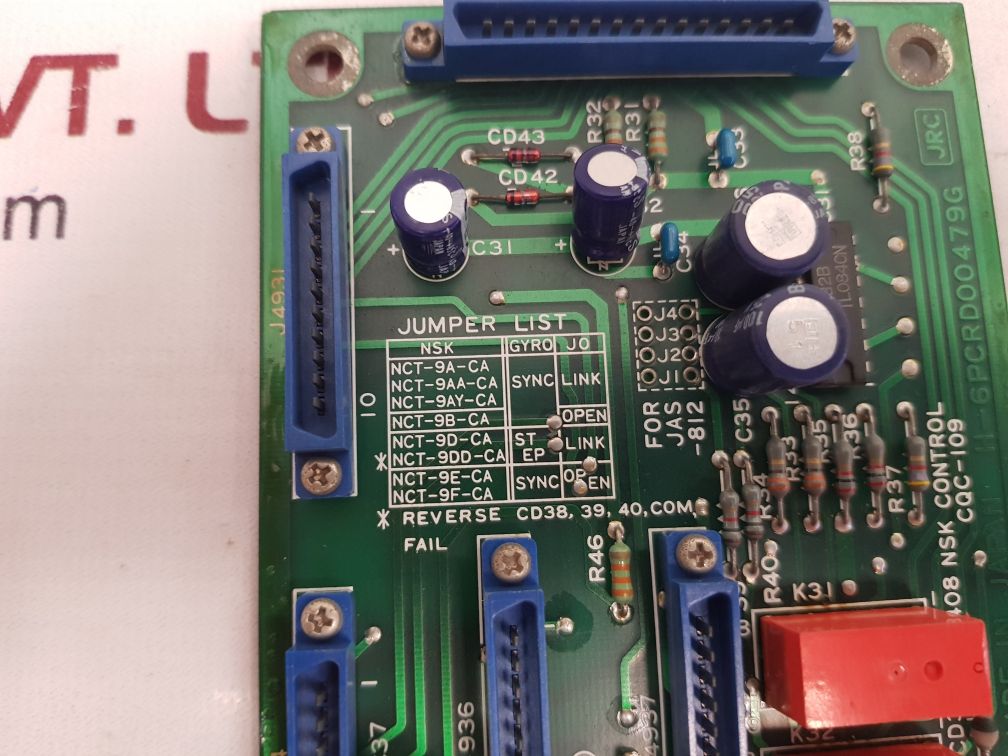 Jrc Pc408 Pcb Card H-6Pcrd00479G

